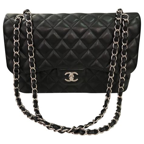 chanel handtasche schwarz klassiker|farfetch Chanel.